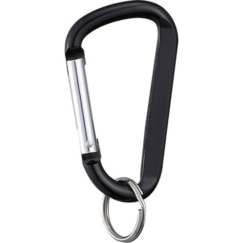 光　カラビナ　黒　６０ｍｍ　KRA-601　1 個