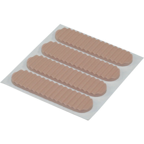 光　波ゴムクッション茶３×１３×５５ｍｍ　KWR51-2　1 PK