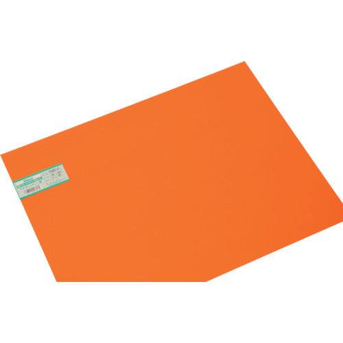 Light Polystyrene Plate Orange Transparent 450 x 600 x 1.0 mm PS4061-6 1 sheet