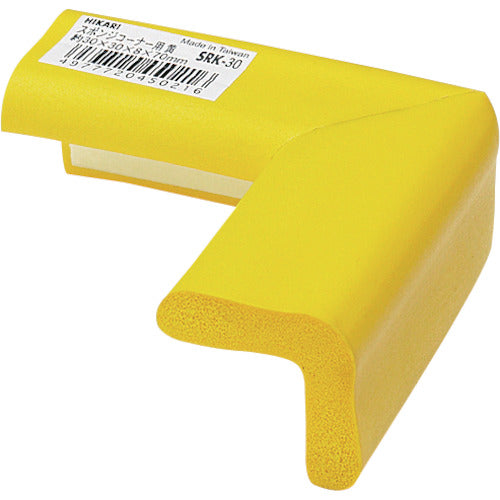 빛 스폰지 코너용 황색 8×30×30×70mm SRK-30 1개