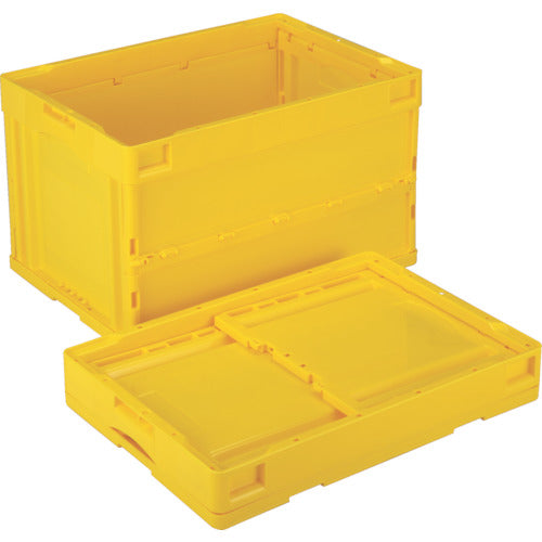 リス　折りたたみコンテナー　５６１９２９　ＣＢ−Ｓ５１ＮＲ黄　CB-S51NR-Y　1 個