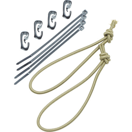 TEAMWENDY RAIL 2.0 SHOCK CORD KIT COYOTE BROWN 70-SCK-CB 1 S