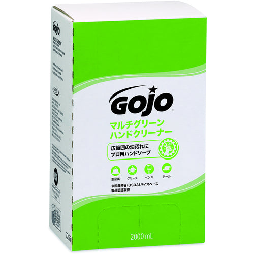 ＧＯＪＯ　ゴージョー　マルチグリーン　ハンドクリーナー　２０００ｍＬ（ＴＤＸ用カートリッジ）　7265　1 個