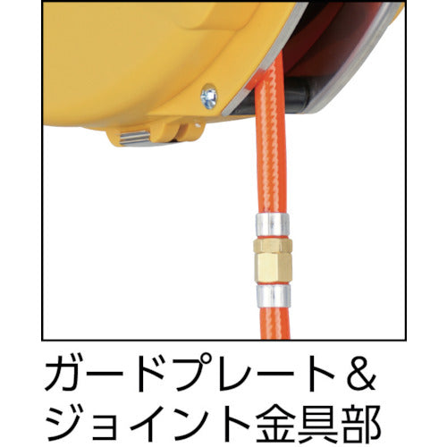 日平　ハンディーエアーリール　６．４×１０ｍ　黄　HAP-210J-Y　1 台