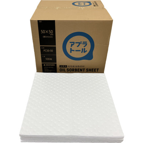 JOHNAN 오일 흡수재 아브라톨 시트 50×50×0.4cm 100장입 PC50-50 1상자