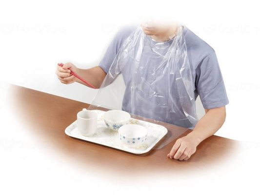 Osaka Medical Disposable Meal Apron with Pocket and Case