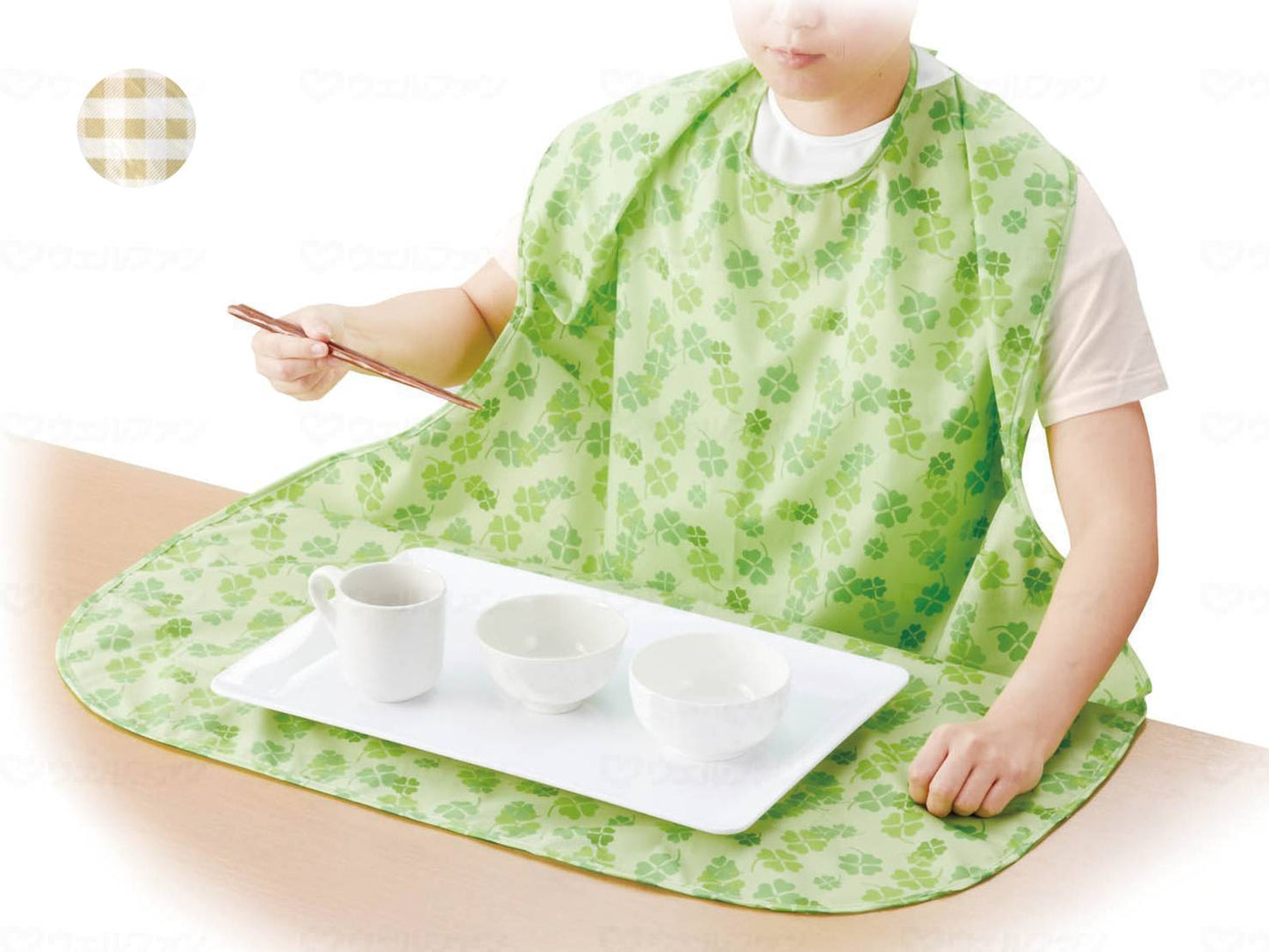 ｵｵｻｷﾒﾃﾞｨｶﾙPH食事用ｴﾌﾟﾛﾝ　ST ﾍﾞｰｼﾞｭ