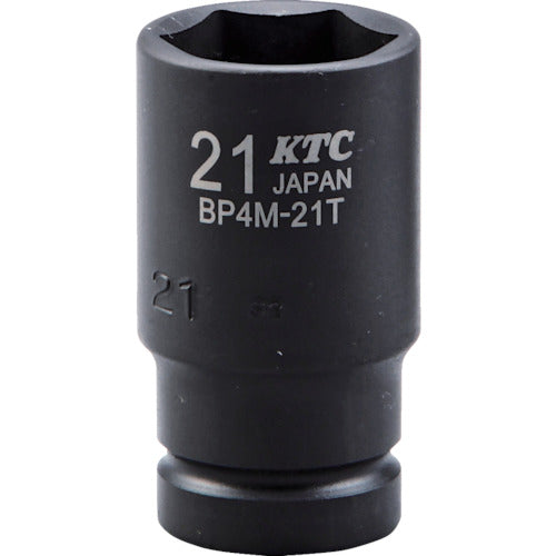 ＫＴＣ　１２．７ｓｑ．インパクトレンチ用ソケット（セミディープ薄肉）１０ｍｍ　BP4M-10T　1 個