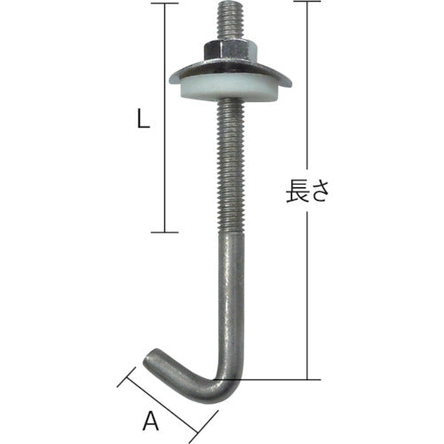 ＤＡＩＤОＨＡＮＴ　ステンレス　フックボルトセット　６Ｘ５０　（１００個入）　00037334　1 箱