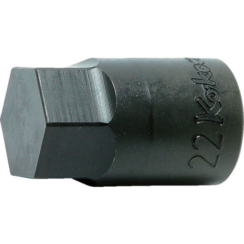 Ｋｏ−ｋｅｎ　１２．７ｍｍ差込　ヘックスビットソケット　全長４３ｍｍ　２７ｍｍ　4012M.43-27　1 個