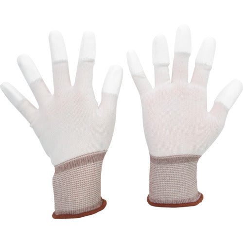 Midori Anzen quality control gloves (coated fingertips) 10 pairs SS size MCG501N-SS 1 bag