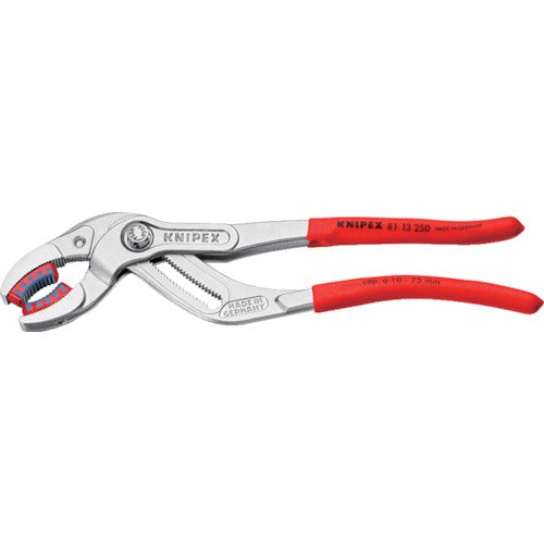 KNIPEX Pipe Pliers 250mm Plastic Jaw Type 8113-250 1 Piece
