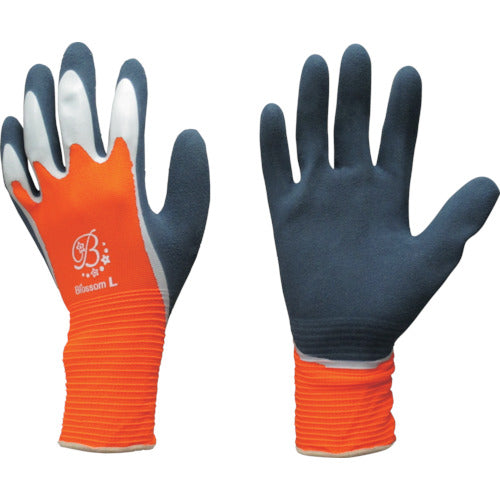 Towaron Natural Rubber Backless Gloves Blossom Rubber Gloves L 325-L 1 pair