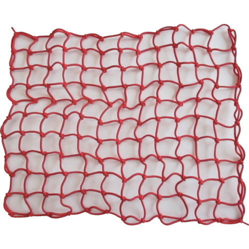 ユタカメイク　多目的カラーゴムネット　レッド　約５０ｃｍ×約６０ｃｍ　CGN-563　1 個