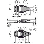 ＳＵＧＡＴＳＵＮＥ　（１２００４３９８０）ＳＣＣ−４０オールステンレス鋼製キャッチクリップ　SCC-40　1 個