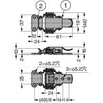 SUGATSUNE (120043981) SCC-60 All stainless steel catch clip SCC-60 1 piece