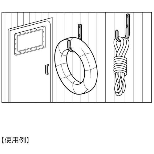 ＳＵＧＡＴＳＵＮＥ　（１１００２００１４）ＸＬ−ＣＵＦ１１０ＴＴステンレス鋼製ジャンボフック　XL-CUF110TT　1 個