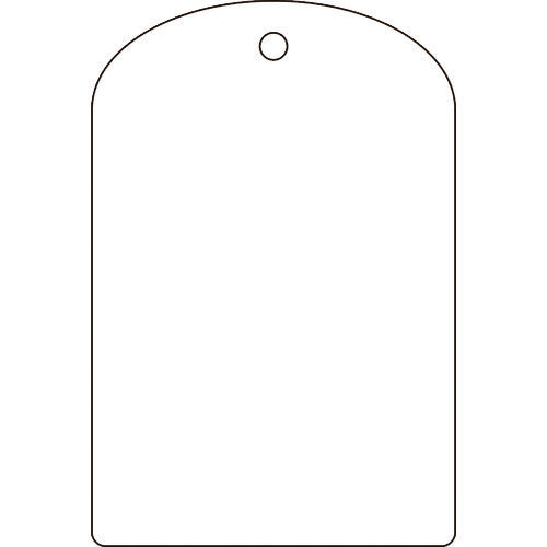 緑十字　バルブ開閉札　白無地タイプ　特１５−３００　６０×４０ｍｍ　１０枚組　ＰＥＴ　164040　1 PK