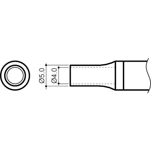 白光　ノズル　４ｍｍ　N4-02　1 個