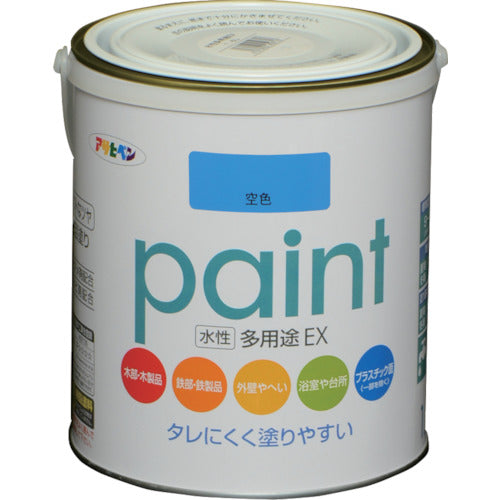 Asahipen Water-Based Multi-Purpose EX 1.6L Sky Blue 459794 1 Can