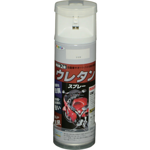 アサヒペン　弱溶剤型２液ウレタンスプレー　３００ＭＬ　クリヤ　604873　1 缶