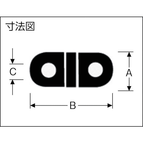 ニッサチェイン　ニッケルカン座＆Ｄリング　２０ｍｍ　（２個入）　P-10140　1 PK