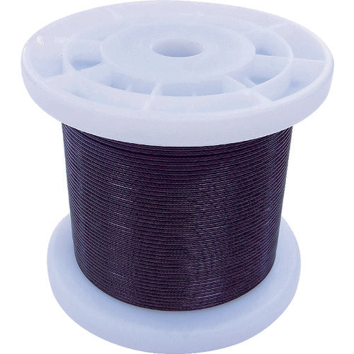 Nissa Chain Black Coated Wire Rope 1.2mm x 100m TSY12V-BK 1 Roll