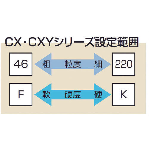 ノリタケ　汎用研削砥石　ＣＸ６０Ｆ青　１８０Ｘ１３Ｘ３１．７５　1000E20150　3 個