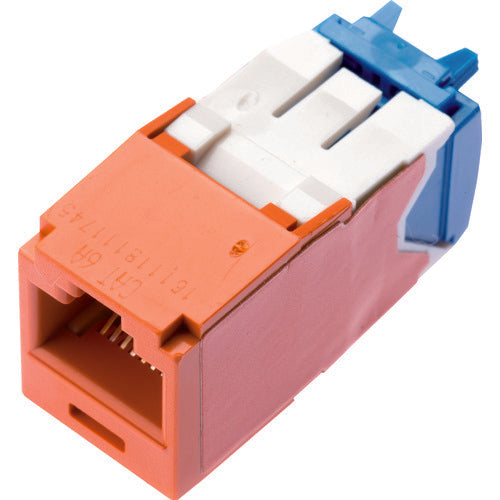 PANDUIT 카테고리 6A 모듈러 잭 오렌지 CJ6X88TGOR 1 개