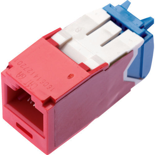 PANDUIT 카테고리 6A 모듈러 잭 레드 CJ6X88TGRD 1 개