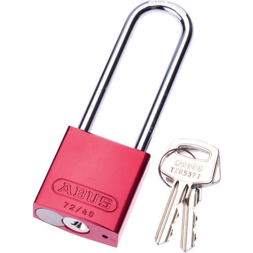 ＰＡＮＤＵＩＴ　ロックアウト用ハイセキュリティパドロック　ツル長タイプ　赤　PSL-7-LS　1 個