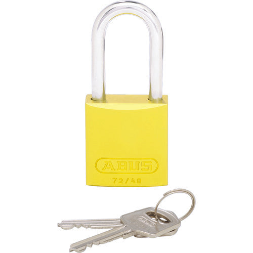 PANDUIT High Security Padlock for Lockout, Long Handle, Yellow, PSL-7YL-LS, 1 pc