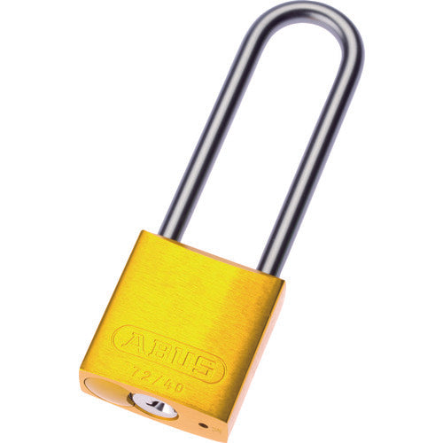 PANDUIT High Security Padlock for Lockout, Long Handle, Yellow, PSL-7YL-LS, 1 pc