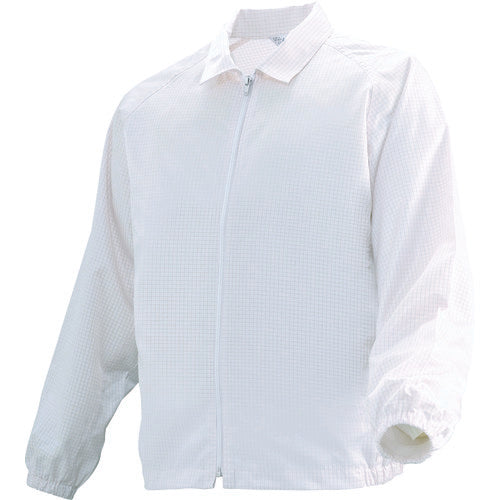 Midori Anzen Blouson Clean Wear White LL C3208W-LL 1 piece