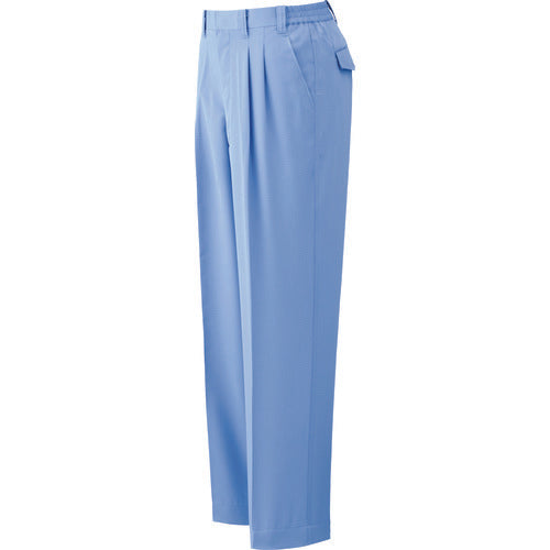 ミドリ安全　静電気帯電防止作業服　男子スラックス（薄地）　ブルー　サイズＬＬ　VES73 SITA LL　1 着