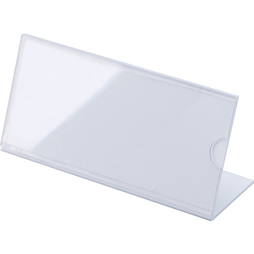 Unit L-shaped sign, plug-in type, 100 x 200, 843-362, 1 piece