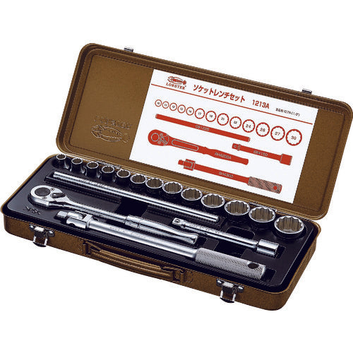 새우 소켓 렌치 세트 삽입 각 12.7mm 12각 1213A 1 S