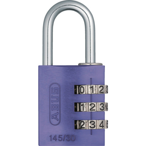 ＡＢＵＳ　ナンバー可変式南京錠　１４５−３０　パープル　145-30-PU　1 個