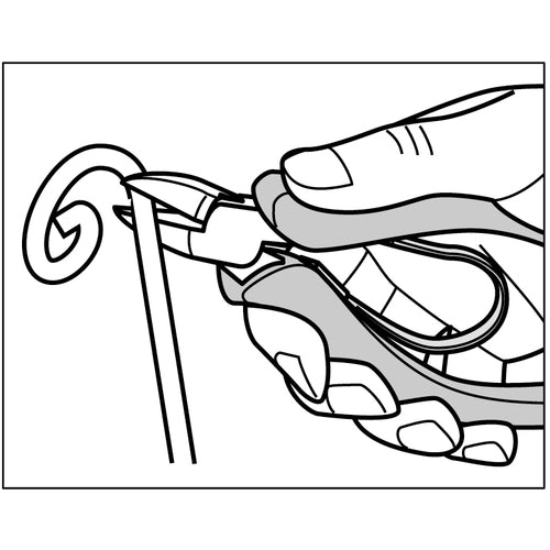 쓰리 피크스 와이어 크래프트 니퍼 (스프링 부착) 130mm CR-01 1 정