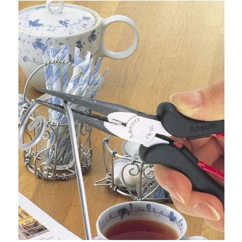 スリーピークス　ラジオペンチ　ワイヤークラフトペンチ（バネ付）　１５７ｍｍ　CR-02　1 丁