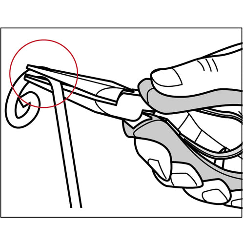 スリーピークス　ラジオペンチ　ワイヤークラフトペンチ（バネ付）　１５７ｍｍ　CR-02　1 丁