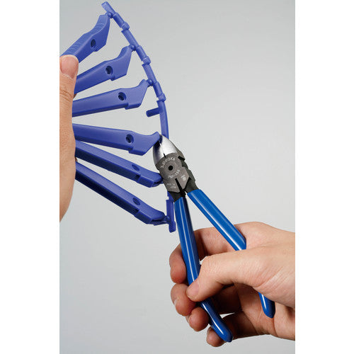 スリーピークス　Ｒ型プラスチックニッパ（バネ付）　１６２ｍｍ　PNP-150G-S-R　1 丁