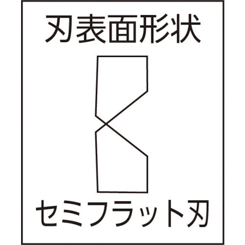 スリーピークス　ミドルステンレス　ベントニッパ（バネ付）　１４５．５ｍｍ　SP-42　1 丁