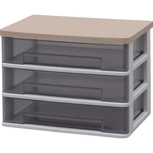 ＩＲＩＳ　２２６２１７　ウッドトップデスクチェスト　WTDC-W430RF　1 台