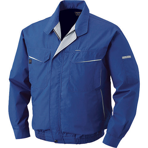 Air-conditioned clothing, cotton/polyester blend workwear only, blue, M, KU90470-C04-S2, 1 unit