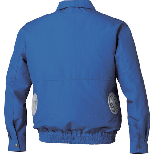 Air-conditioned clothing, cotton/polyester blend workwear only, blue, M, KU90470-C04-S2, 1 unit