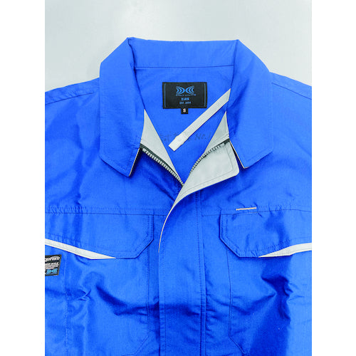 Air-conditioned clothing, cotton/polyester blend workwear only, blue, M, KU90470-C04-S2, 1 unit