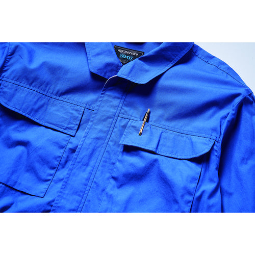 Air-conditioned clothing, cotton/polyester blend workwear only, blue, M, KU90470-C04-S2, 1 unit