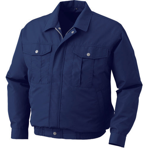 空調服　ポリエステル製ワーク空調服［［Ｒ下］］　ウェアのみ　ネイビー　Ｍ　KU90540-C03-S2　1 着