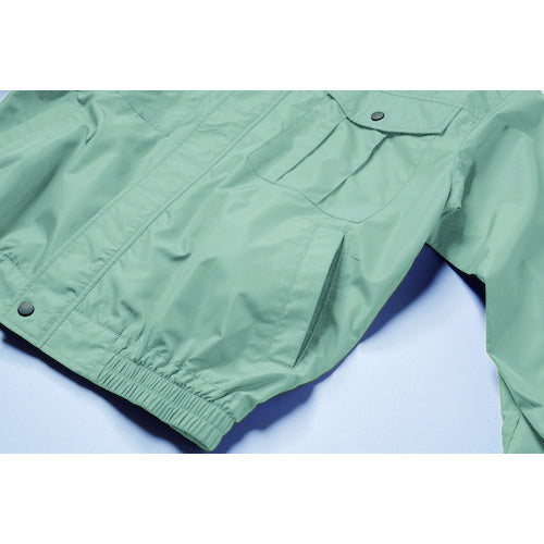 空調服　ポリエステル製ワーク空調服［［Ｒ下］］　ウェアのみ　モスグリーン　３Ｌ　KU90540-C07-S5　1 着